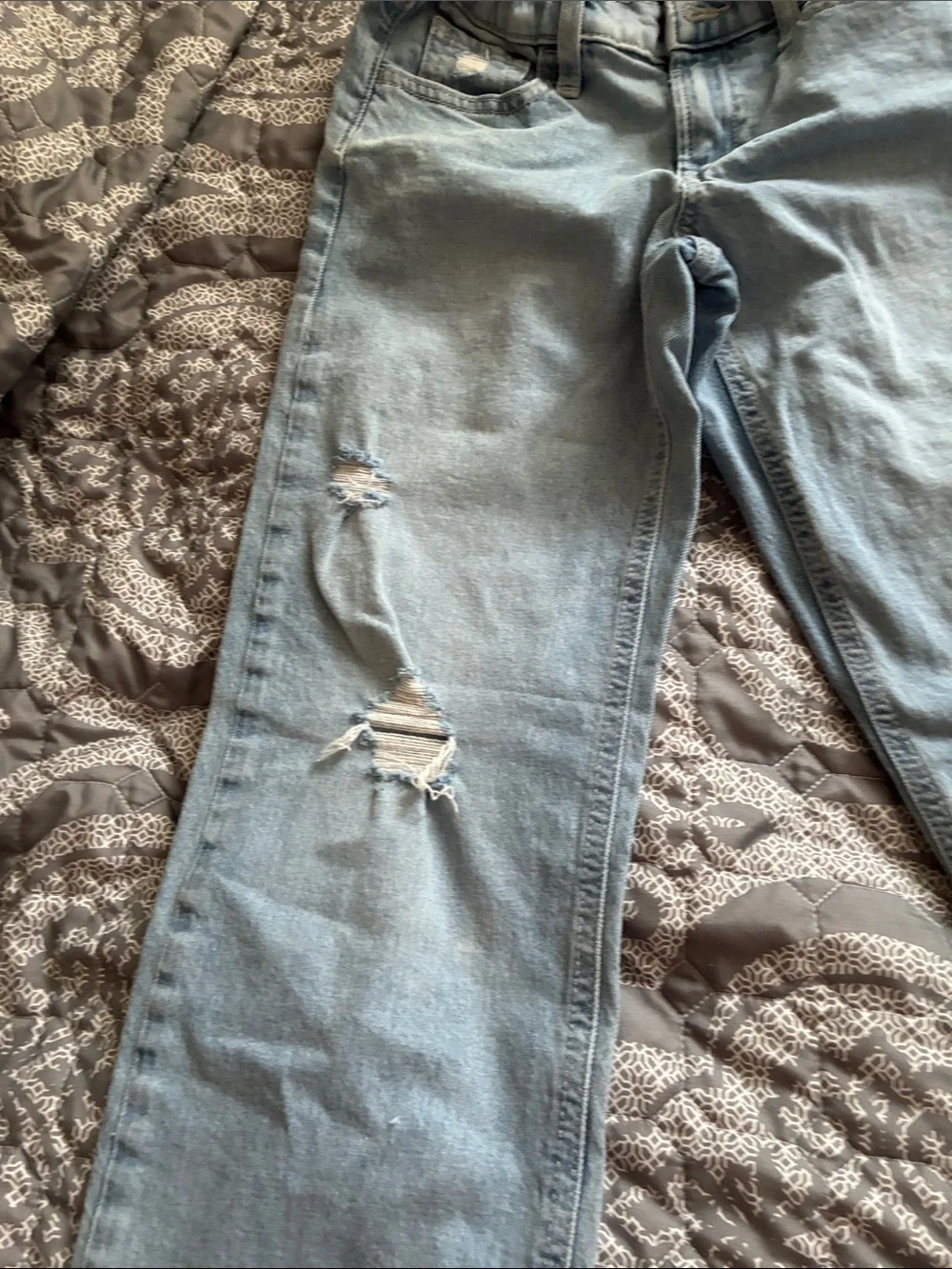 GAP Light Wash Straight Leg Jeans